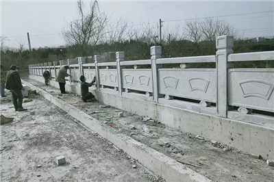 桥梁防护青石栏杆